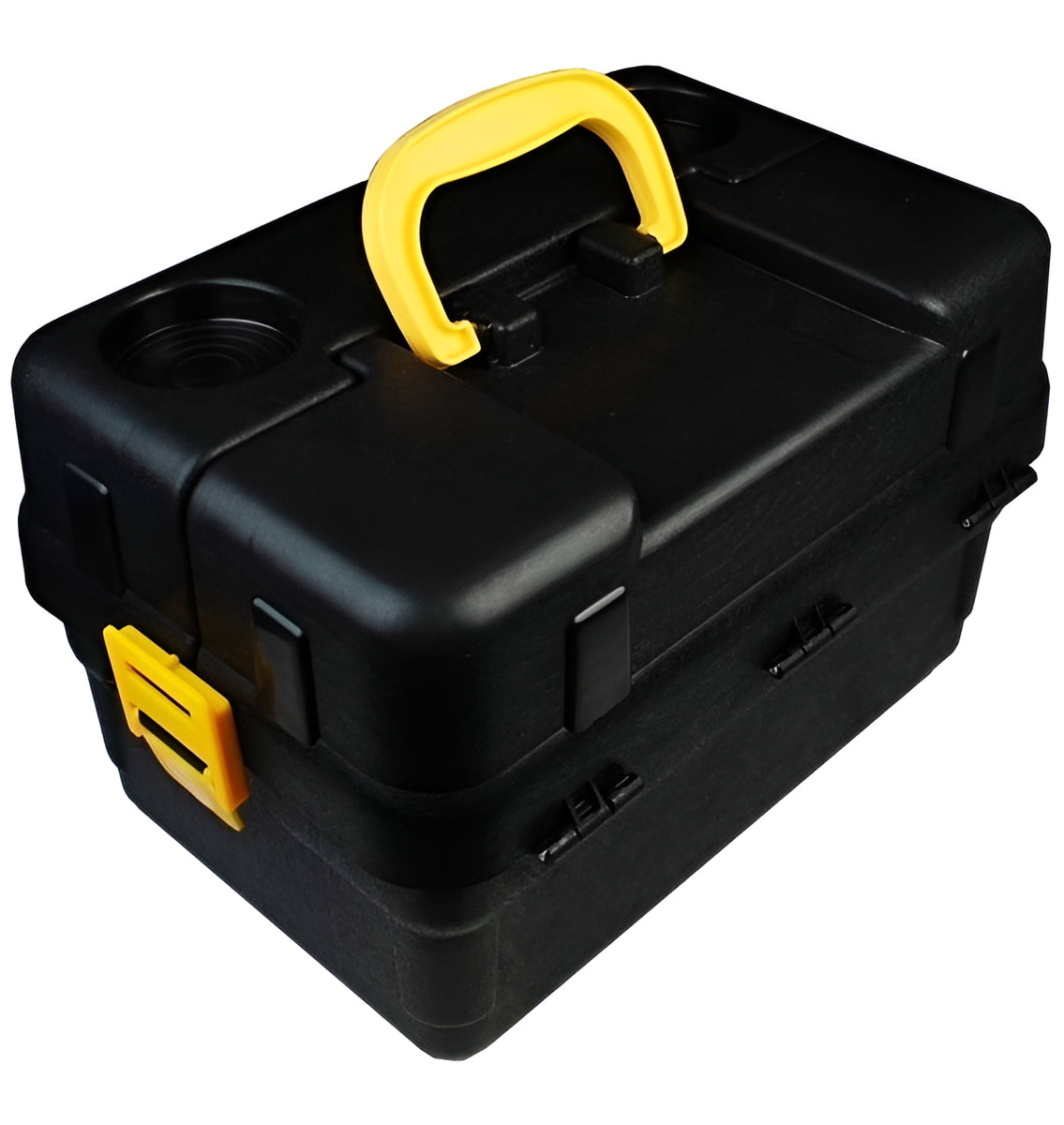 Caixa De Pesca 6 Bandejas Pequeno Preto Cx6bjpq-p - Hi