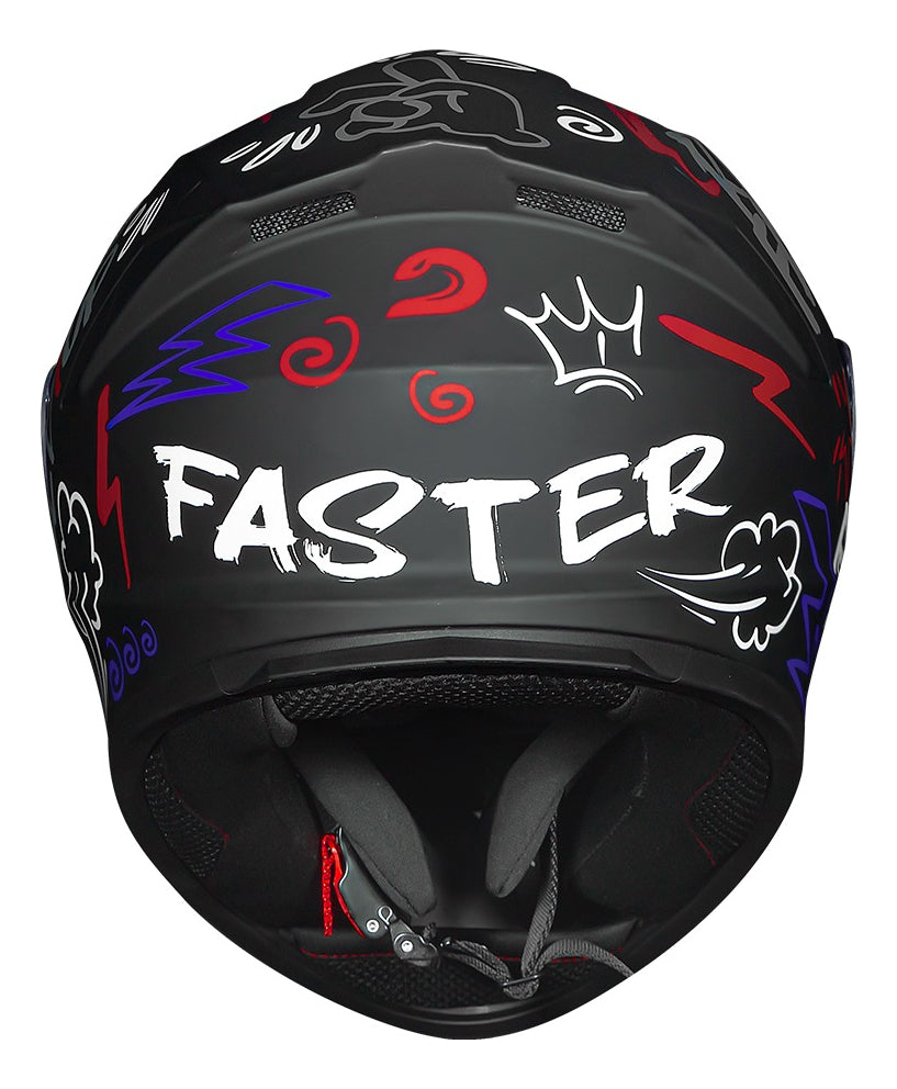 Capacete Race Tech Hit Faster Preto Fosco Tamanho Do Capacete 56