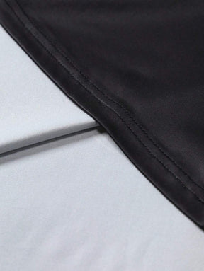 Manfinity LEGND Camiseta Casual de Pesca de Manga Longa Masculina - Estampa 3D de Peixe, Gola Redonda, Poliéster, Degradê Preto e Azul, Ideal para Atividades ao Ar Livre, Outono