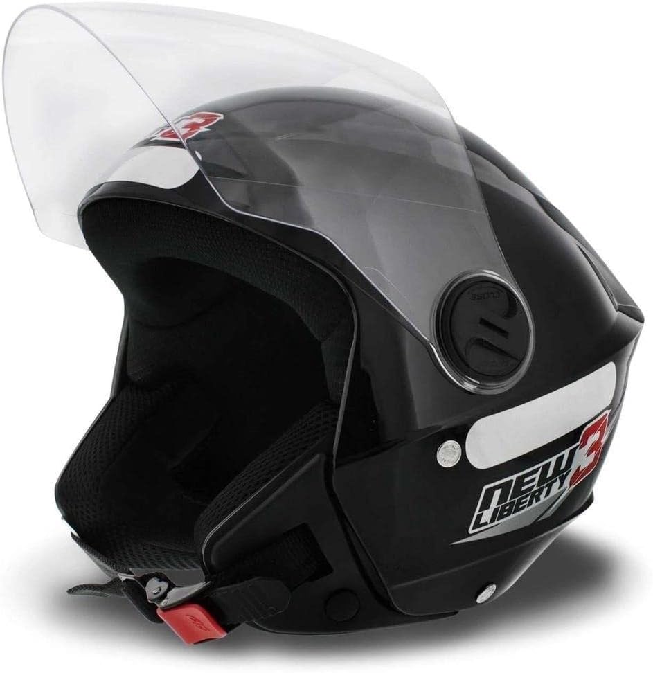 CAPACETE ABERTO PRO TORK NEW LIBERTY 3 SOLID PRETO TAM. 58