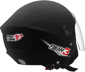 CAPACETE ABERTO PRO TORK NEW LIBERTY 3 SOLID PRETO TAM. 58