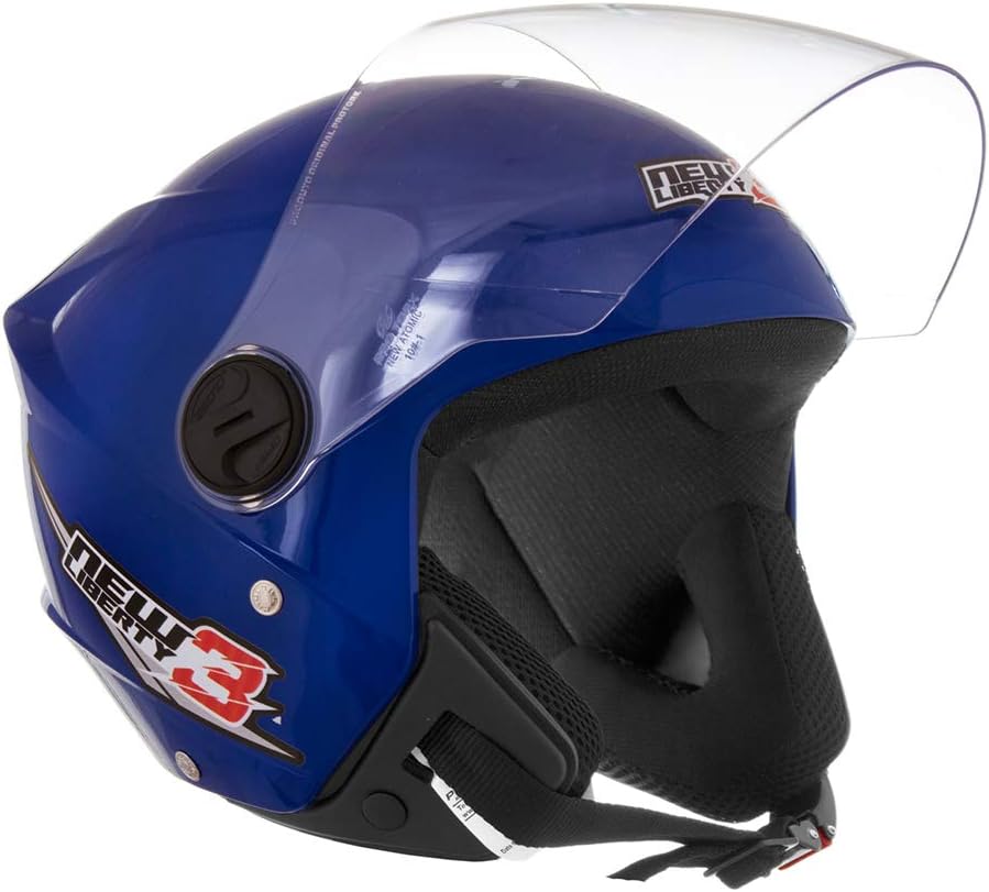 CAPACETE ABERTO PRO TORK NEW LIBERTY 3 SOLID PRETO TAM. 58
