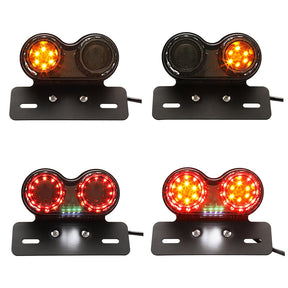 Motocicleta Transforma O De Trav O De Luz Led Tirar Luz Luz Negra Luzes Da Cauda Levou L Mpas De Cauda De Freio Para Harley Bobber Caf Caf Atv
