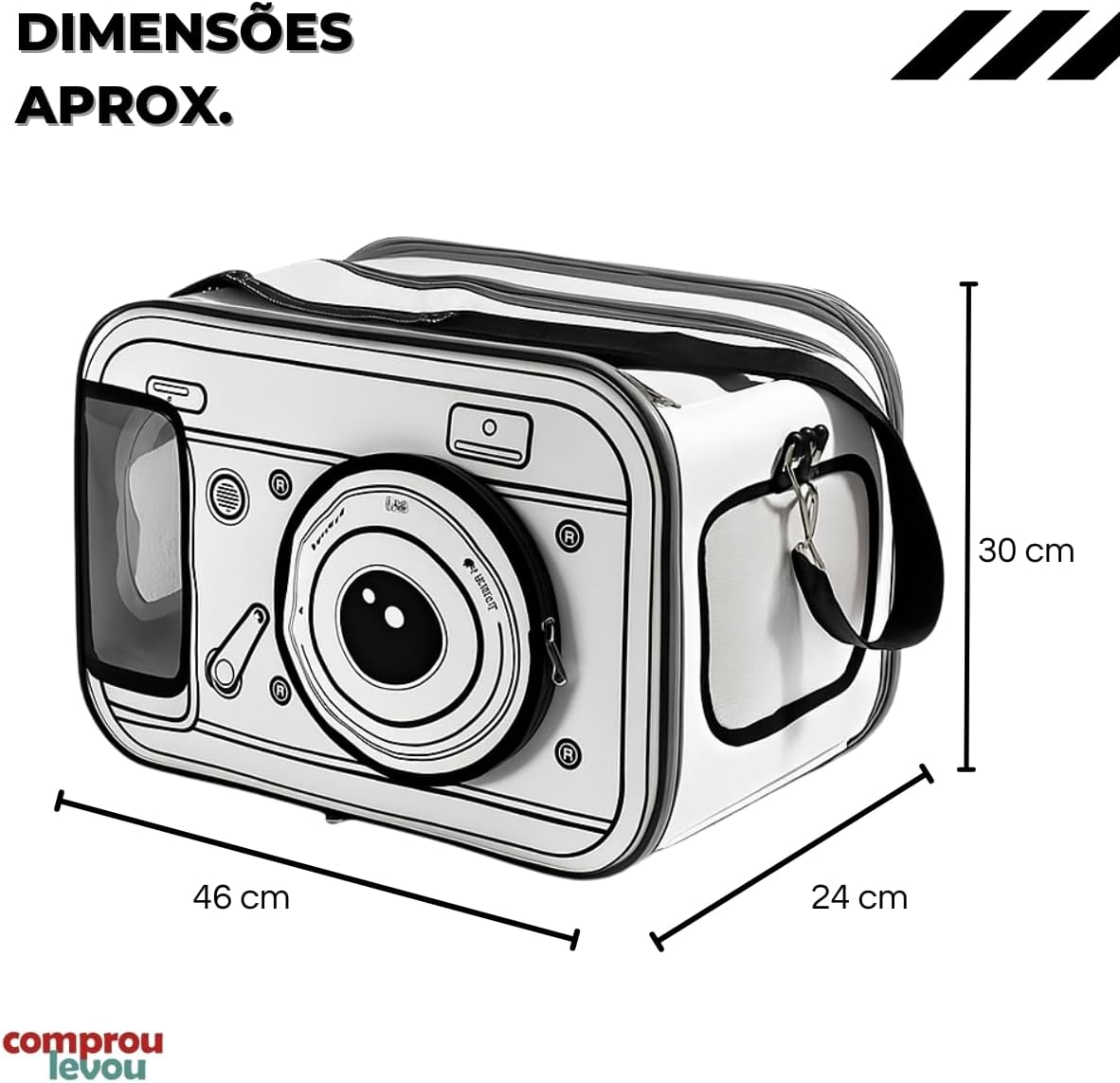 Bolsa Pet Transporte Viagem Avião Para Cães Gatos Luxo (cinzaa)