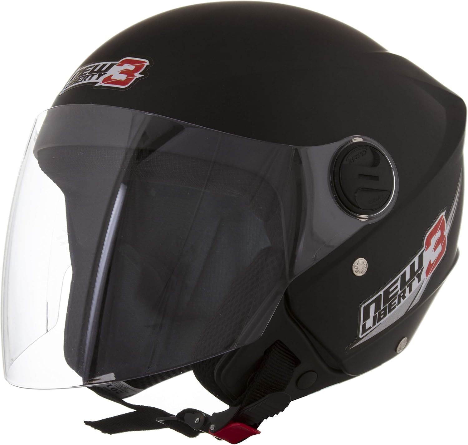 CAPACETE ABERTO PRO TORK NEW LIBERTY 3 SOLID PRETO TAM. 58