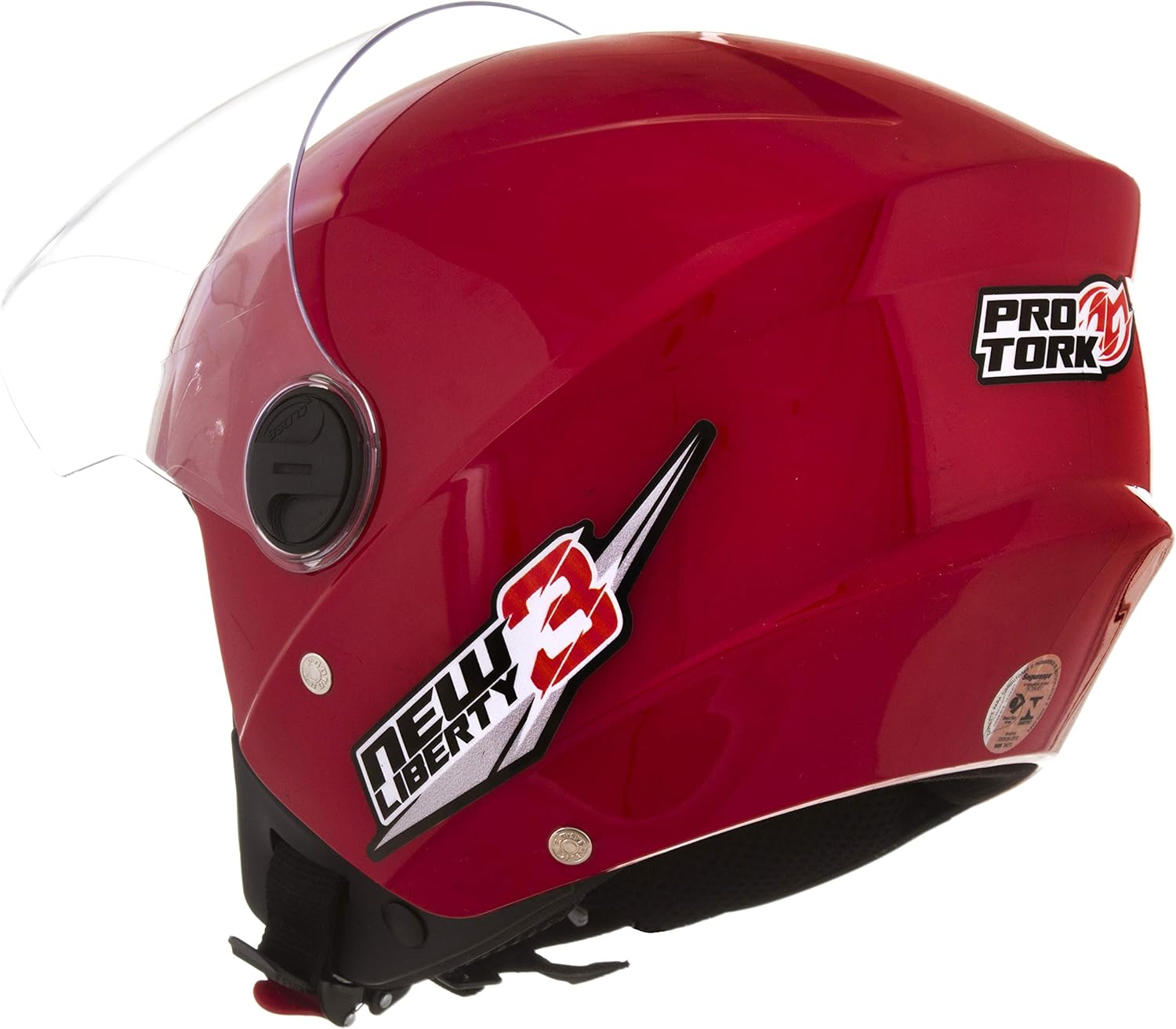 CAPACETE ABERTO PRO TORK NEW LIBERTY 3 SOLID PRETO TAM. 58