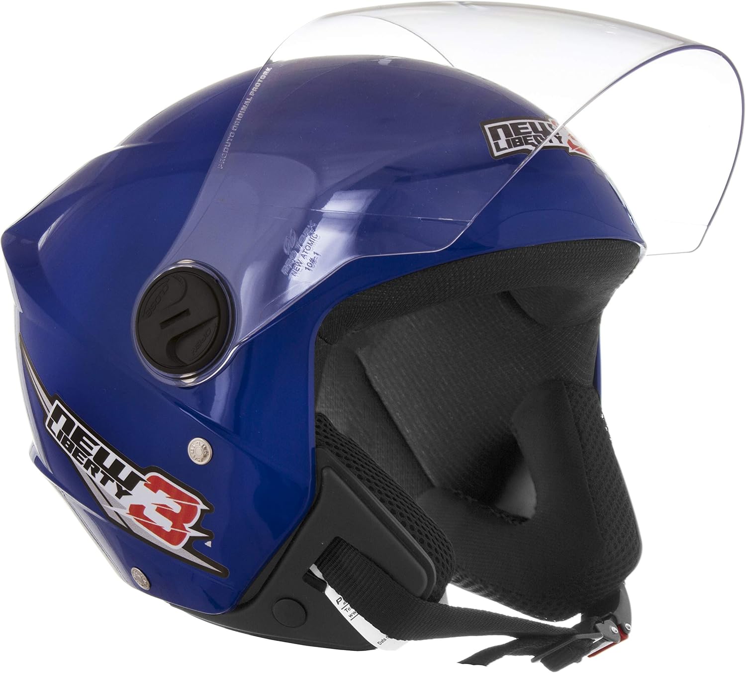 CAPACETE ABERTO PRO TORK NEW LIBERTY 3 SOLID PRETO TAM. 58