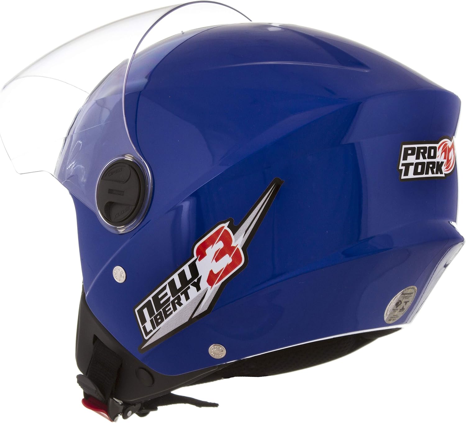 CAPACETE ABERTO PRO TORK NEW LIBERTY 3 SOLID PRETO TAM. 58