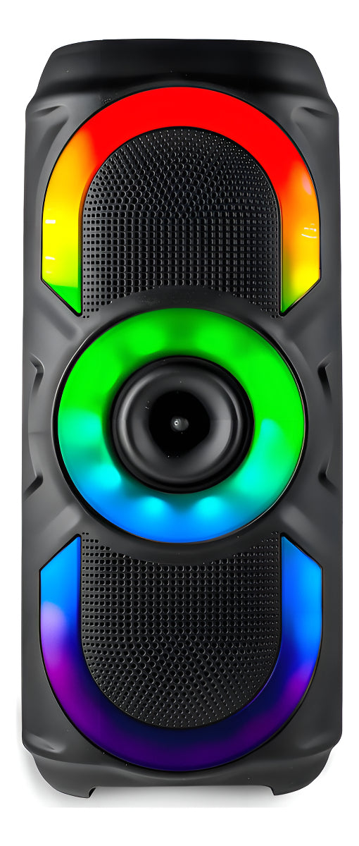 Caixa De Som Bluetooth Portátil Potente Led Rgb 50w Xtrad