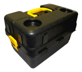 Maleta De Pesca 6 Bandeja Articuladas Porta Copos Hi Estojos Cor Preto