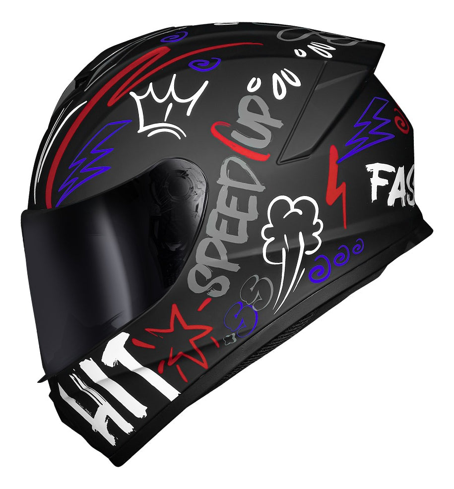 Capacete Race Tech Hit Faster Preto Fosco Tamanho Do Capacete 56
