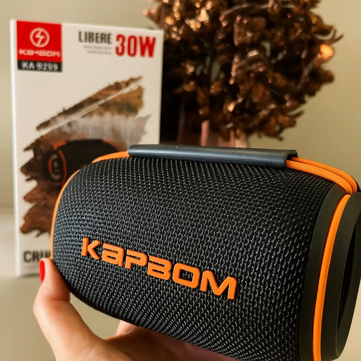 Caixa De Som Bluetooth Portátil 30w Prova Agua Ipx6 Potente Cor Preto