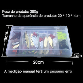 Kit 108 Unidades Iscas Artificiais Pesca Tilapia Peixes Cor Azul
