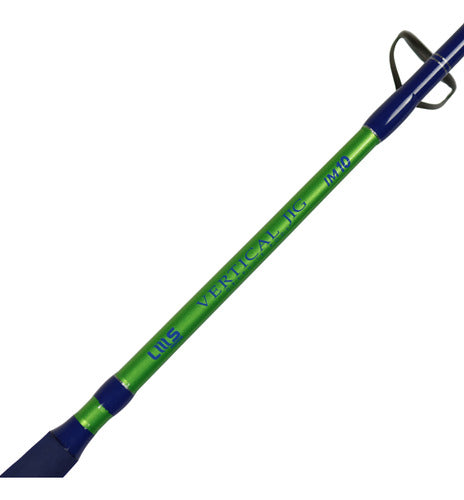 Vara Lumis Vertical Jig Molinete Pe 6-8 Speed 120 280g Fuji