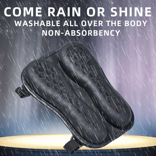 Almofada De Gel Para Assento De Moto Antiderrapante Viagem