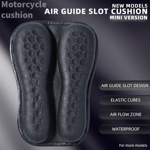 Almofada De Gel Para Assento De Moto Antiderrapante Viagem