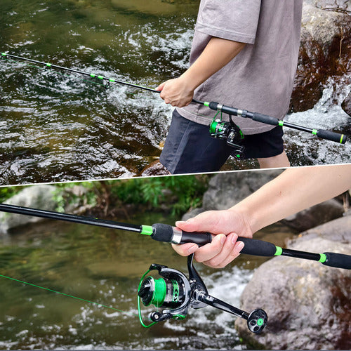 Sougayilang Vara Pesca 1,68m 2 Partes 8-30lb Alto Carbono