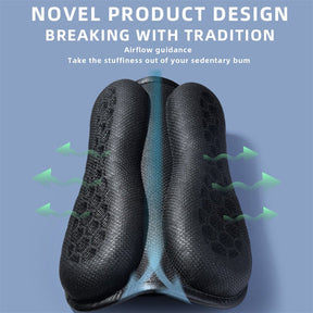 Almofada De Gel Para Assento De Moto Antiderrapante Viagem