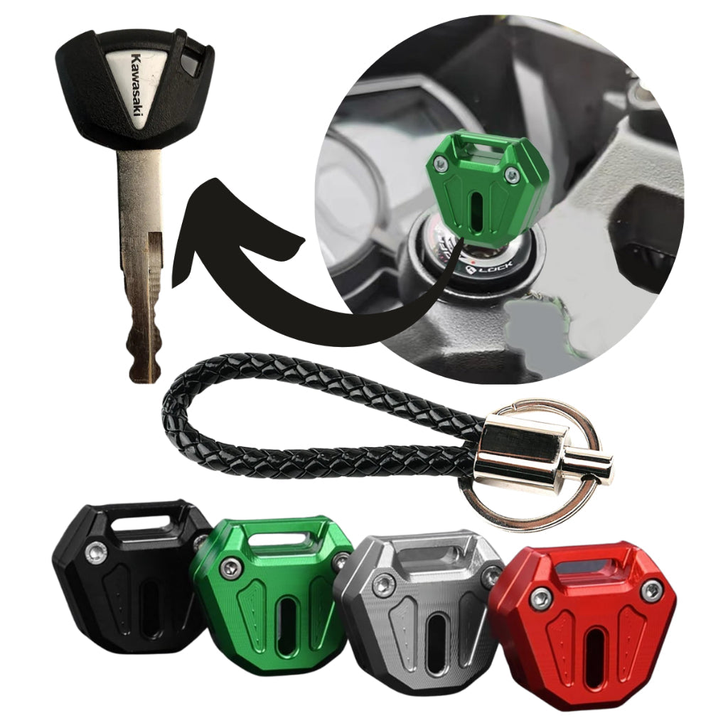 Capa De Chave Em aluminio Z250 Z300 Z400 Z650 Z800 Z900 Z900RS ZX25R Ninja 650