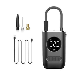 Compressor De Ar Elétrico Portátil Digital Ncher Pneu Carro Moto Bike Bicicleta Bola Piscina Inflável